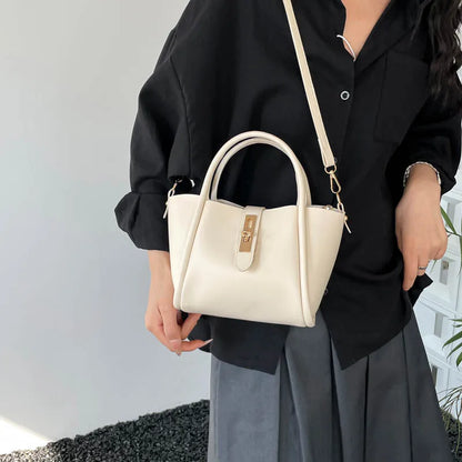 Fashionable Bucket Bag Women's Handbag Retro Crossbody Shoulder Bag