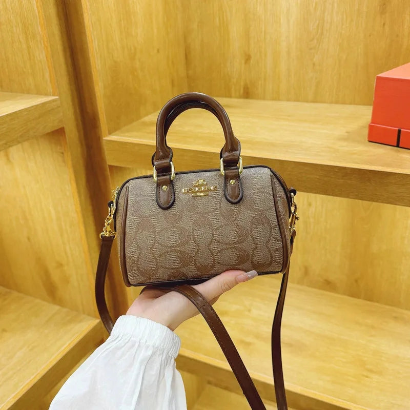 2026 New Classic Retro Boston Bag Mini Casual Crossbody Bag