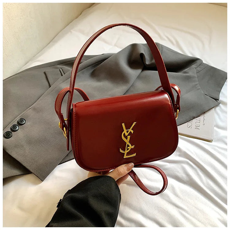 Unique Leather Diaper Bag: Stylish Crossbody Handbag For Women