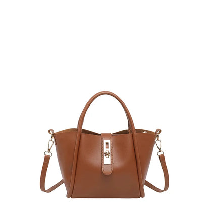 Fashionable Bucket Bag Women's Handbag Retro Crossbody Shoulder Bag