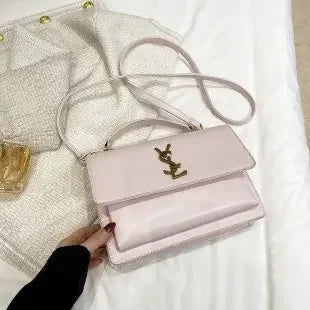 High-End Leather Women Diaper Bag Classic Designer Paris Casual Simple Vintage