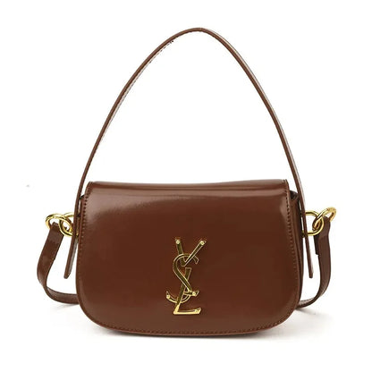 Unique Leather Diaper Bag: Stylish Crossbody Handbag For Women