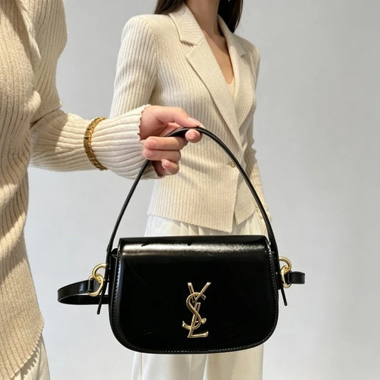 Unique Leather Diaper Bag: Stylish Crossbody Handbag For Women