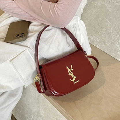 Unique Leather Diaper Bag: Stylish Crossbody Handbag For Women