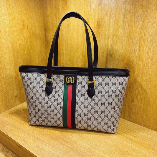 2026 Vintage Geometric Print Large Tote Bag New Arrival Fashionable Elegant
