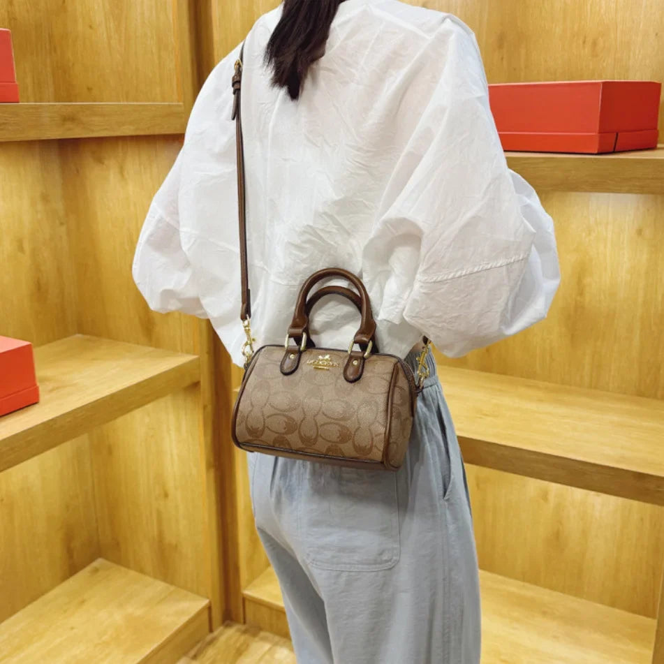 2026 New Classic Retro Boston Bag Mini Casual Crossbody Bag