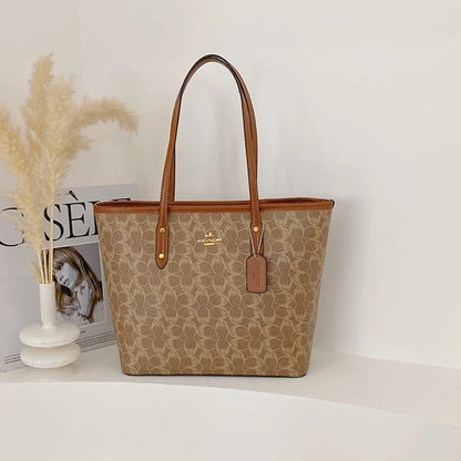 Niche Circular Print Tote Bag 2026 New Arrival Fashionable