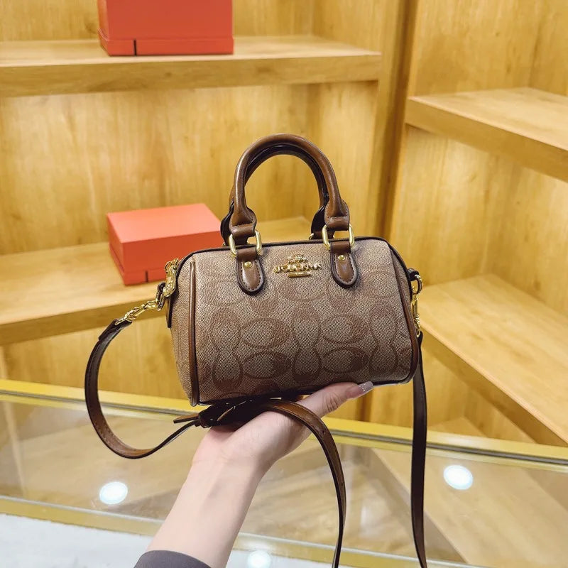 2026 New Classic Retro Boston Bag Mini Casual Crossbody Bag
