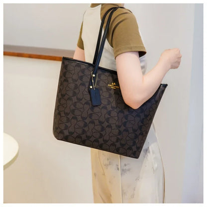 Niche Circular Print Tote Bag 2026 New Arrival Fashionable