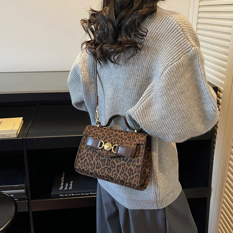 PU Leather Vintage Handbag for Women Short Top Handle Satchel Purse New Trend Crossbody