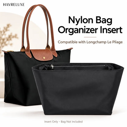 Nylon Bag Organizer Insert Compatible with Longchamp
