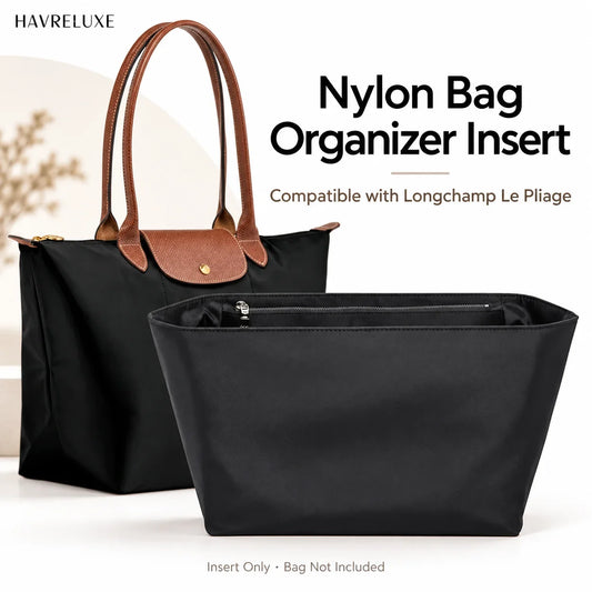 Nylon Bag Organizer Insert Compatible with Longchamp