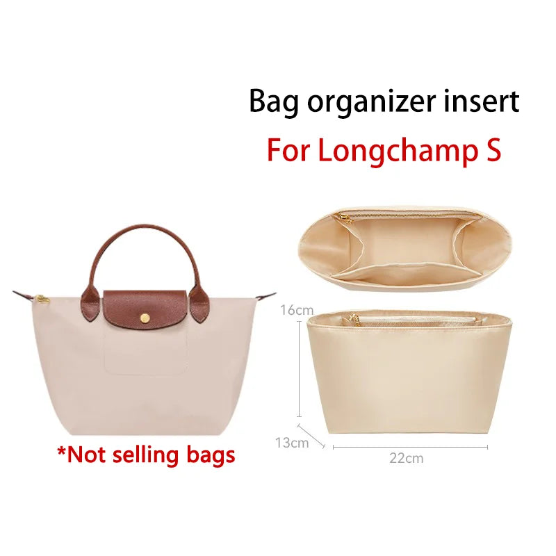 Nylon Bag Organizer Insert Compatible with Longchamp
