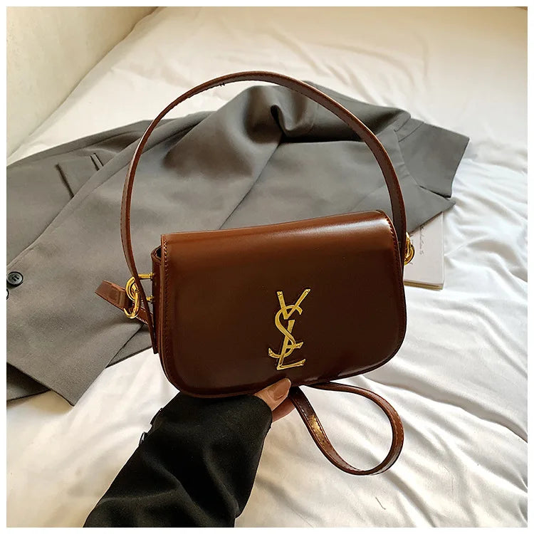 Unique Leather Diaper Bag: Stylish Crossbody Handbag For Women