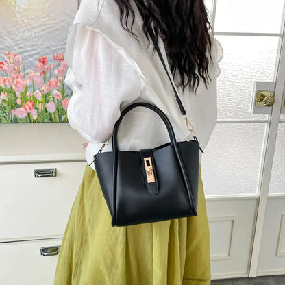 Fashionable Bucket Bag Women's Handbag Retro Crossbody Shoulder Bag