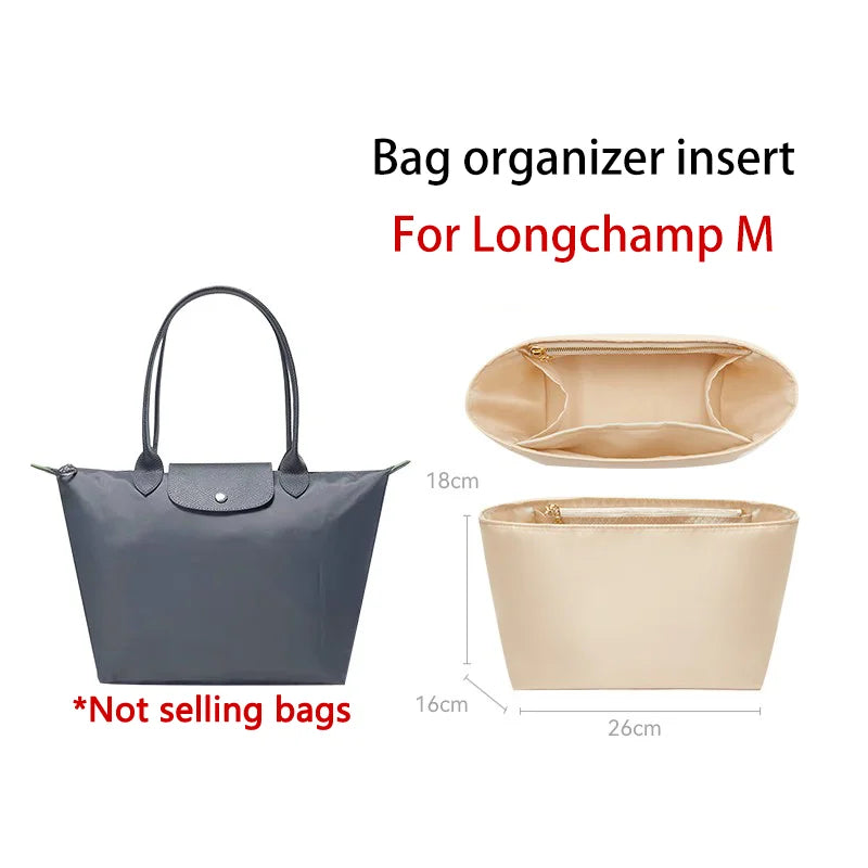 Nylon Bag Organizer Insert Compatible with Longchamp